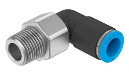 RACOR RÁPIDO ROSCADO EN L, ORIENTABLE QSRL-1/4-8