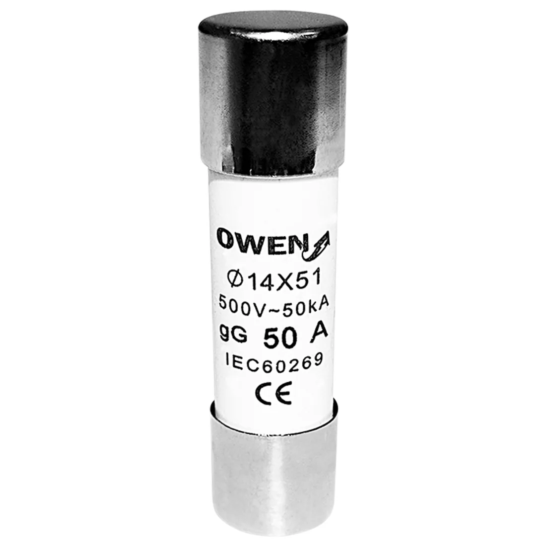 FUSIBLE DE LOZA 50A 14×51 Owen