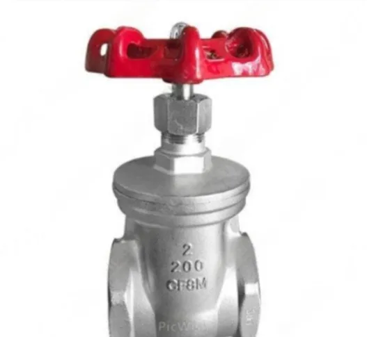 VÁLVULA COMPUERTA INOX. 316 (CF8M) 200 PSIG (CWP) ROSCA NPT TIPO INDUSTRIAL SUN