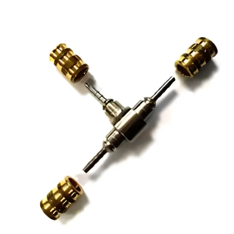 Conector Tee – 1/4″ SAE para manguera termoplástica ID 2mm – 2004