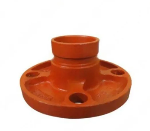 BRIDA (ADAPTOR FLANGE) TIPO ADAPTADOR ANSI 125/150 RANURADA FIERRO DUCTIL ASTM A536 CERTICACION UL/FM MOD. 321GA MECH (JINAN MEIDE)