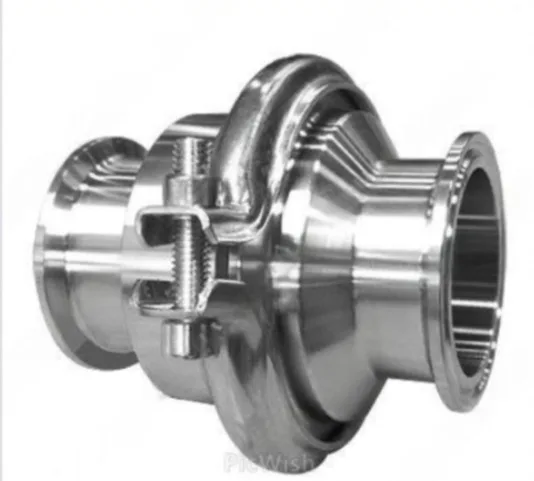 VÁLVULA. CHECK SANITARIA T/CLAMP AISI 304 A/EPDM Y/O SILICONA SUN