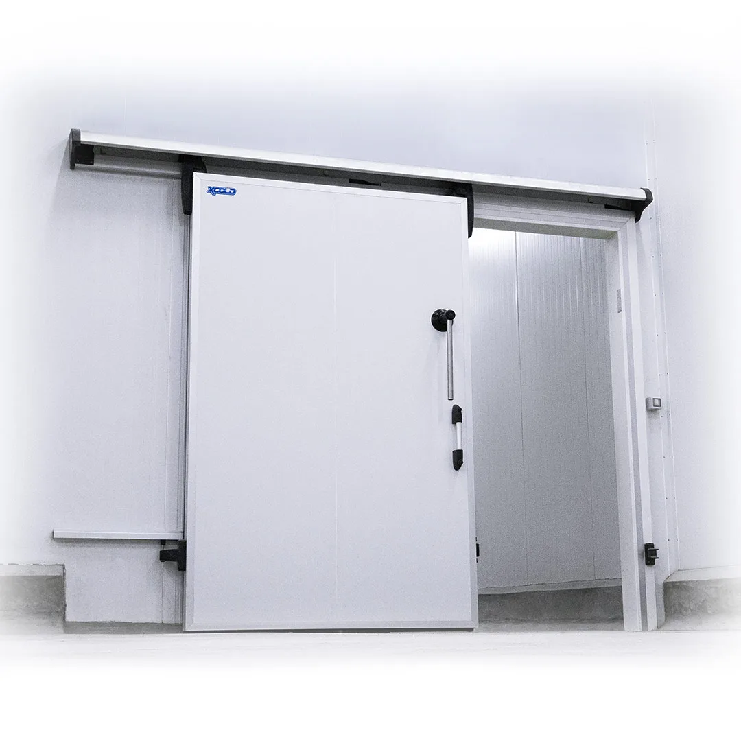 Puerta Corredera BT (hasta -20 C) de 1000 x 2000mm – XCOLD – Hoja PIR100mm – Marco «U» Completo