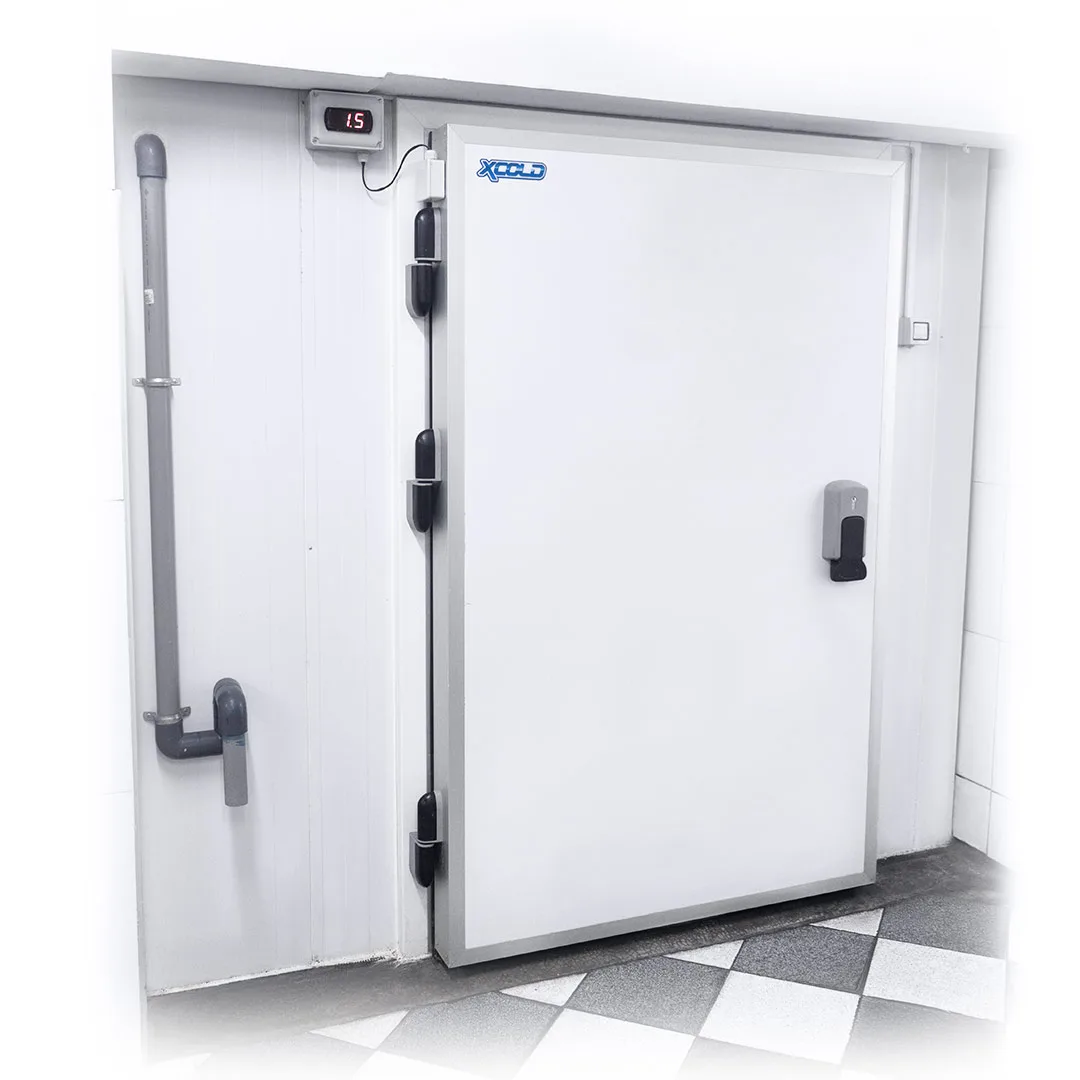 Puerta Batiente Media Temperatura – XCOLD – Hoja PIR80mm – Marco «U» Completo