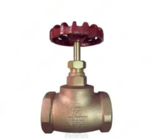 VALVULA GLOBO BRONCE CRANE D-4 125 LBS.